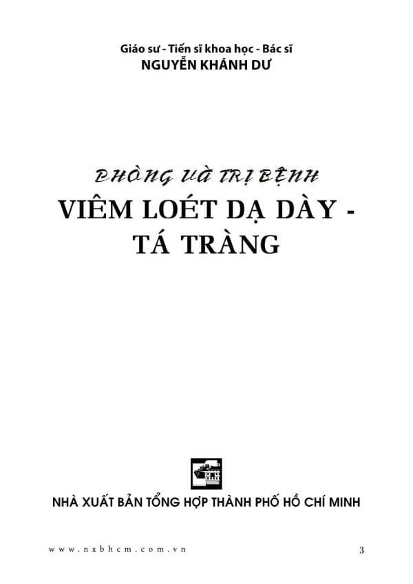Phòng Và Trị Bệnh Viêm Loét Dạ Dày - Tá Tràng